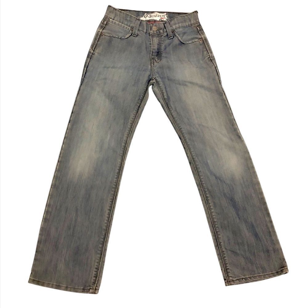 Denizen from Levi's Gray Straight Leg Jeans boys size 10 regular
